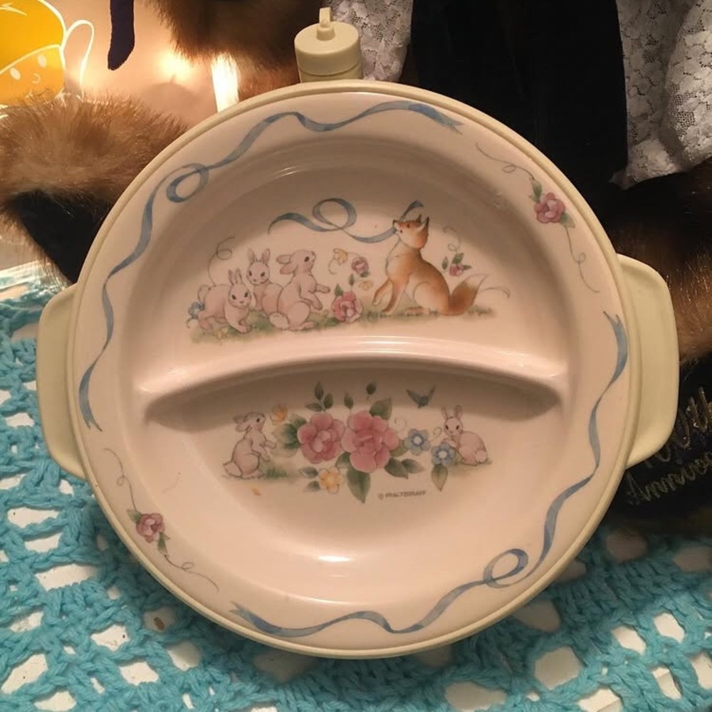 1970/80 divided warming dish